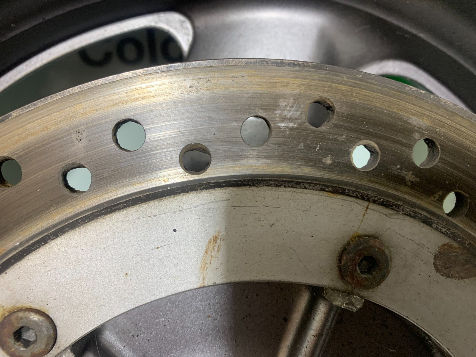 HONDA ST1100 PAN EUROPEAN REAR WHEEL (TYRE WILL PASS MOT) 1993-2001 (CMB1195)