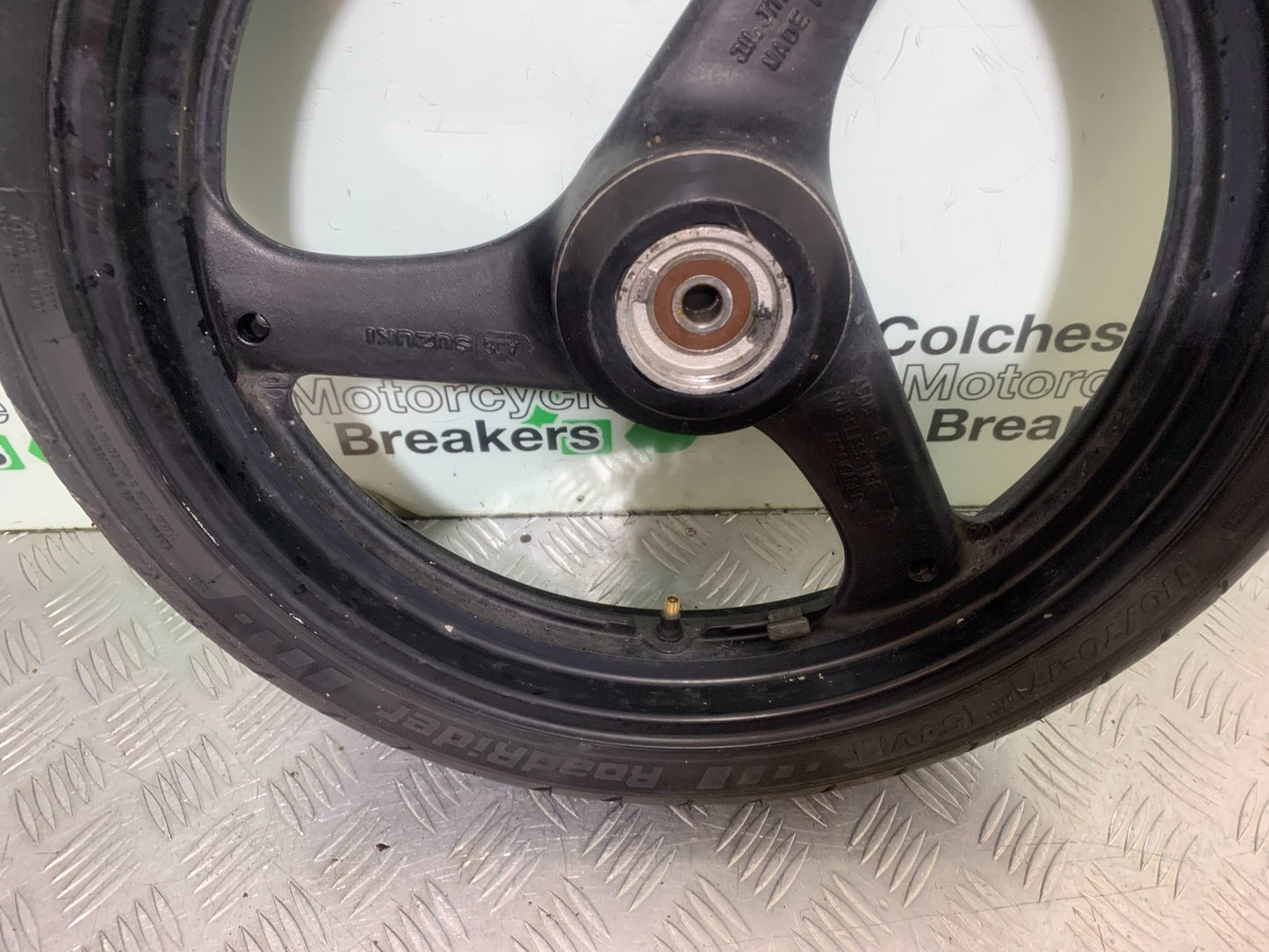 SUZUKI GS500 GS 500 FRONT WHEEL YEAR 2001-2008 (CMB1254)