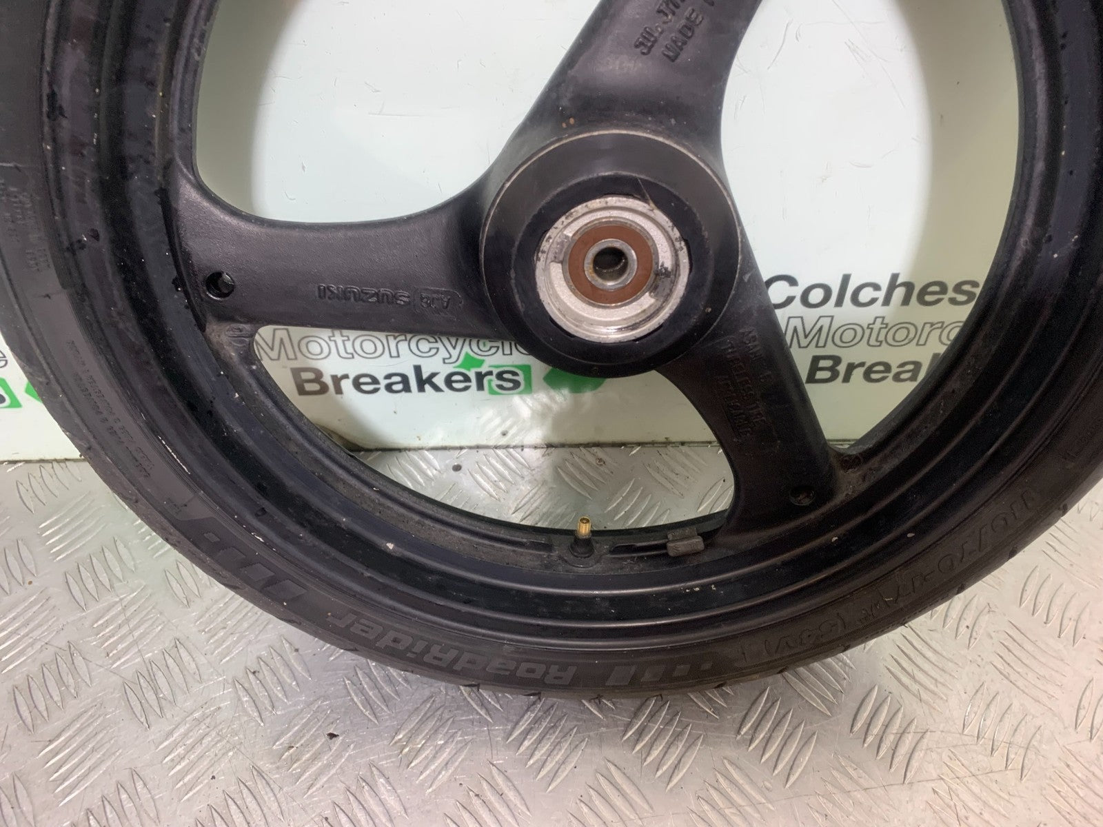 SUZUKI GS500 GS 500 FRONT WHEEL YEAR 2001-2008 (CMB1254)