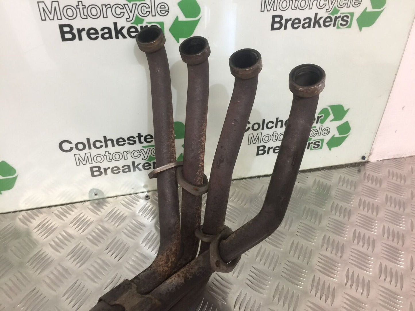 KAWASAKI ZX12R ZX12 R EXHAUST DOWNPIPES  YEAR 2000 (STOCK 913)