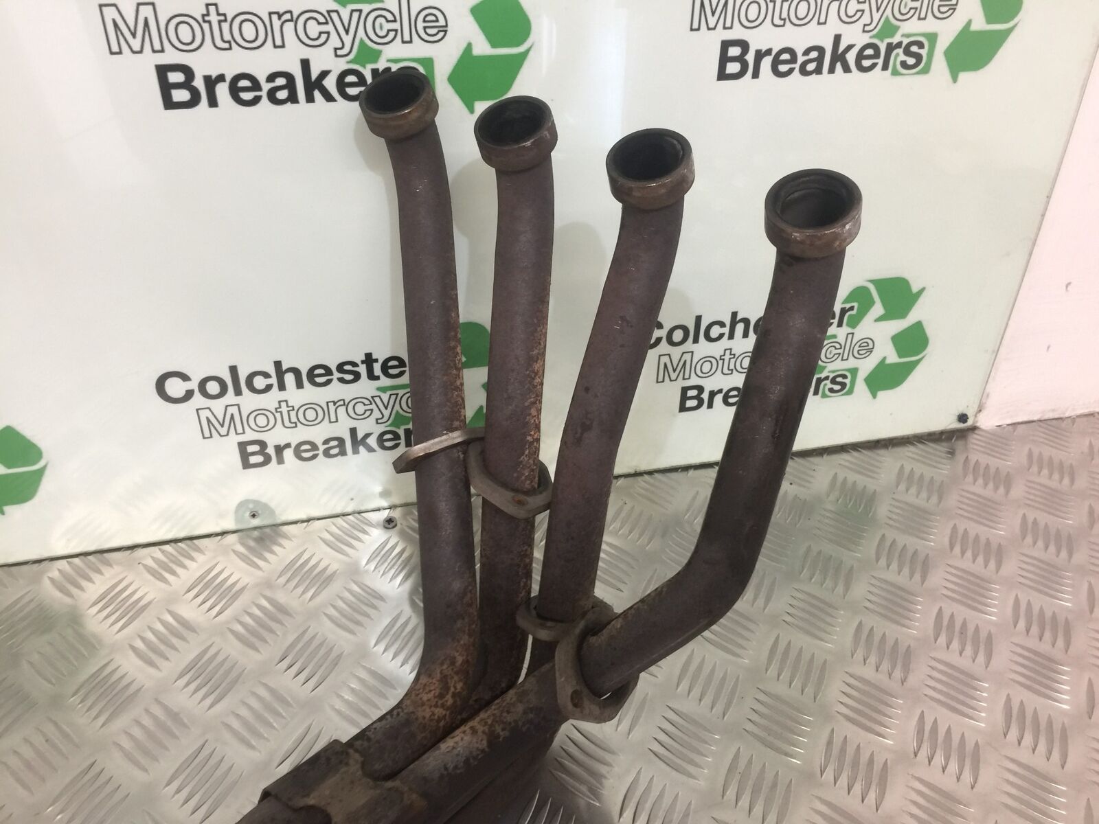 KAWASAKI ZX12R ZX12 R EXHAUST DOWNPIPES  YEAR 2000 (STOCK 913)