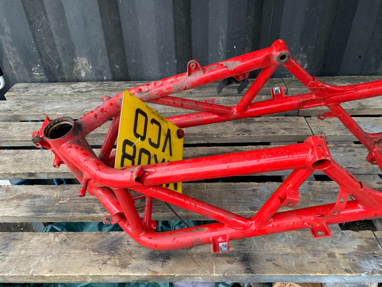 DUCATI 848 FRAME REG LOG BOOK  YEAR 2008-2010 (CMB1323)