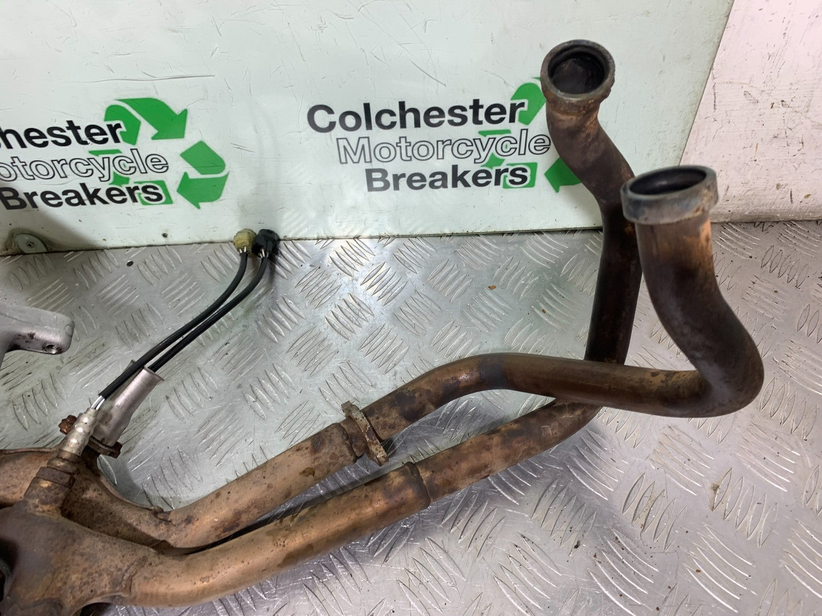 HONDA VFR800 VFR 800 V-TEC EXHAUST DOWNPIPES   YEAR 2002 -09 (CMB1296)