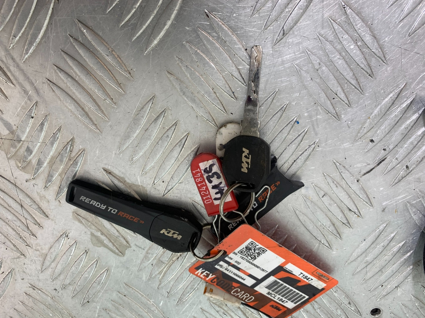 KTM 790 DUKE ECU LOCKS KEYS CARD YEAR 2018-2021  (CMB11150)