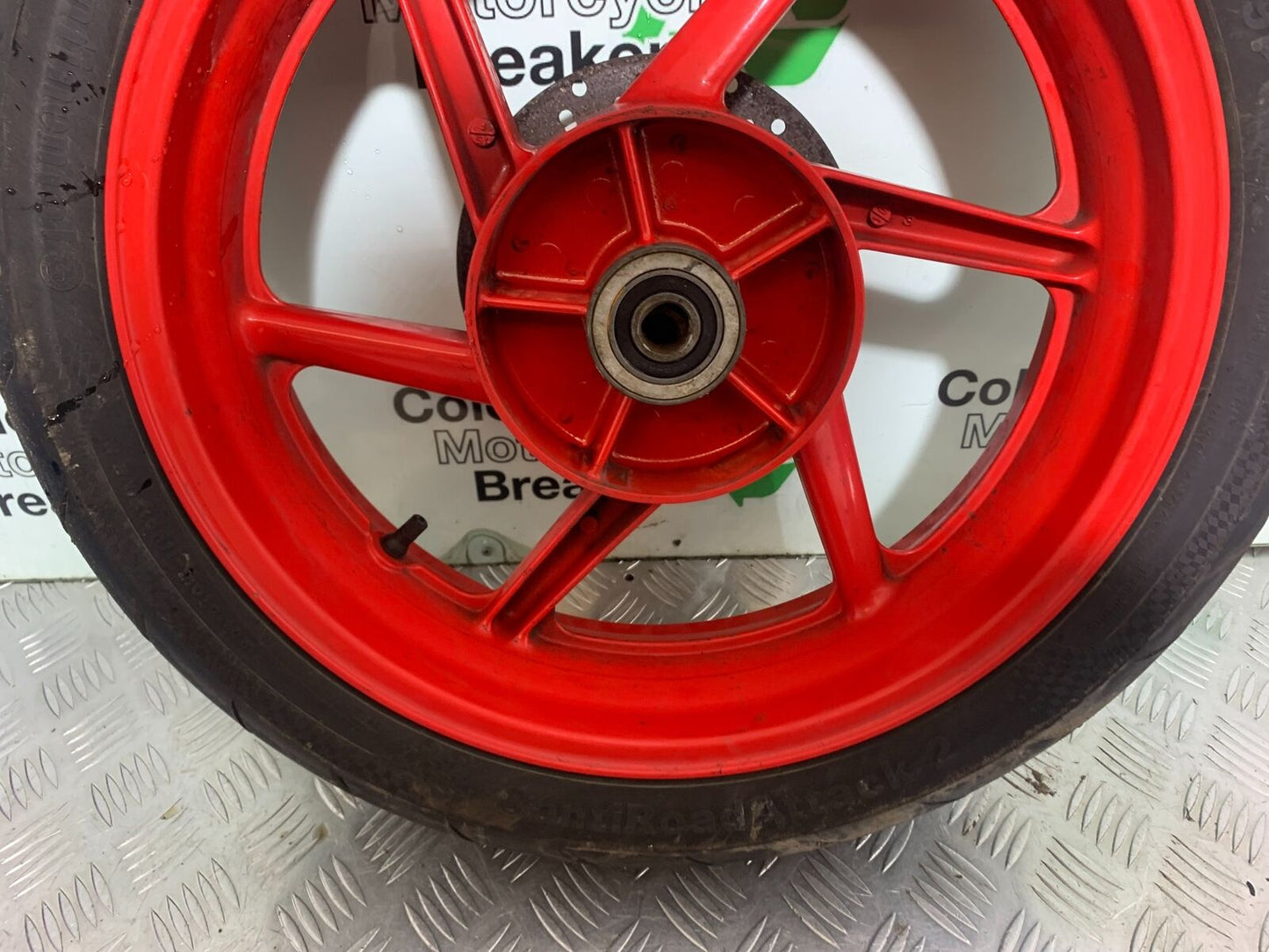 HONDA CBR600 CBR 600 F2 REAR WHEEL AND DISC   YEAR 1991-1993 (CMB1114)