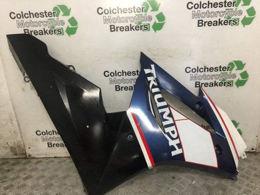 TRIUMPH 675 DAYTONA RIGHT FAIRING PANEL YEAR 2006-2008 (STOCK 789)