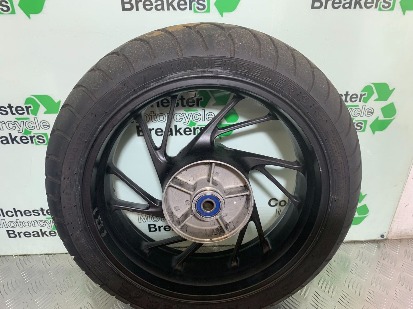 HONDA CBR650 F CBR 650F REAR WHEEL (GOOD TYRE) YEAR 2014-2017  (STOCK 998)