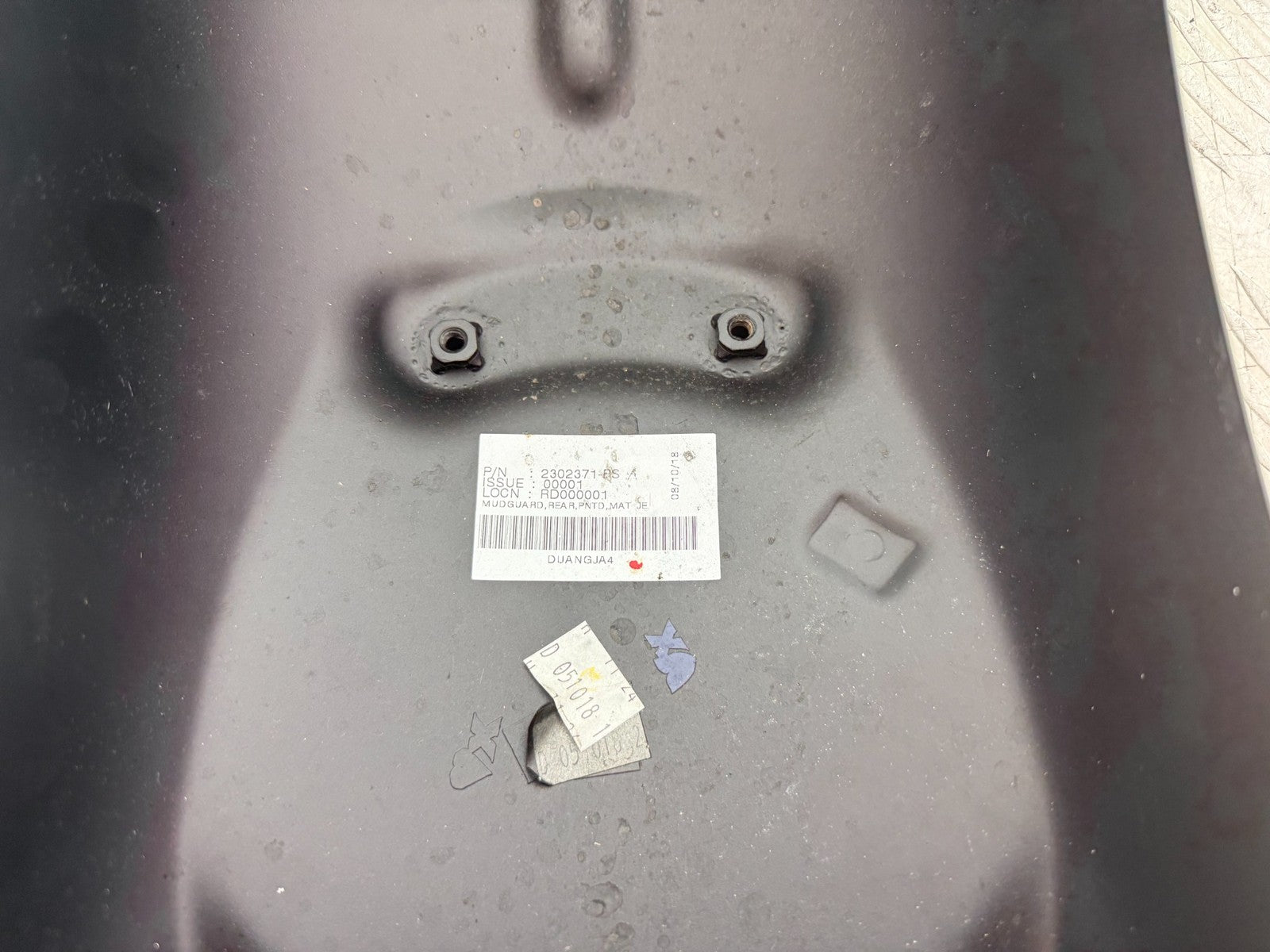 TRIUMPH STREET CUP 900 REAR MUDGUARD YEAR 2017-2020