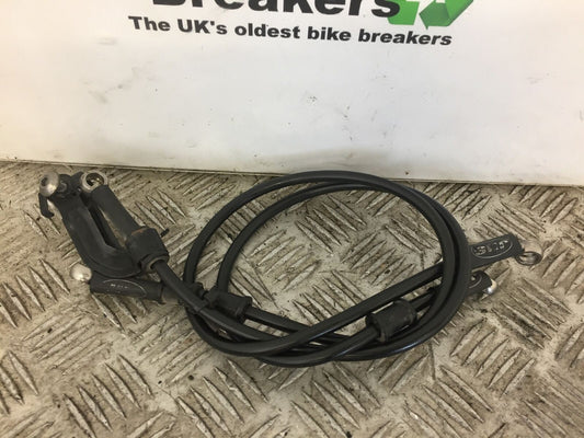 YAMAHA YZF R1 BRAIDED FRONT BRAKE LINES   YEAR 2011