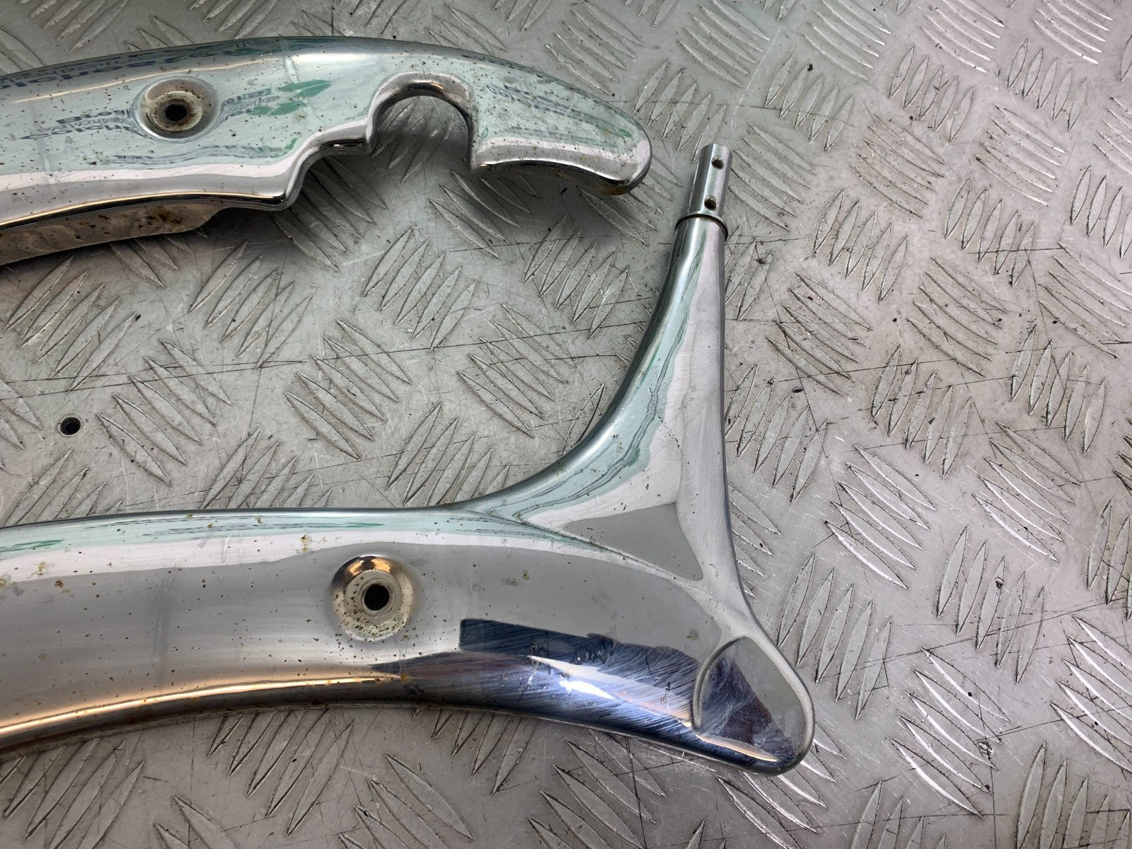 PIONEER NEVADA XF125 CHROME FRAME COVERS  YEAR 2009 (CMB1214)