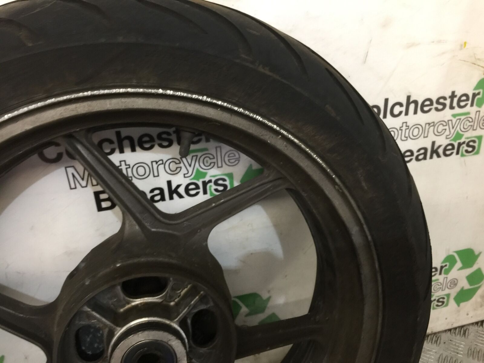 KAWASAKI ER6 F REAR WHEEL  YEAR 2006-2008 (STOCK 873)