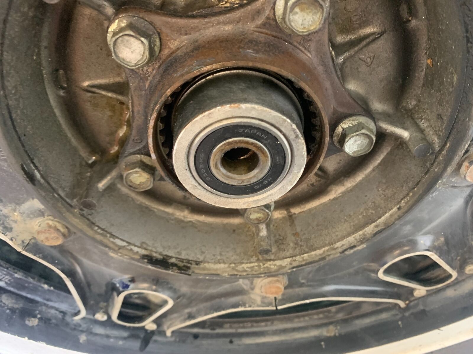 HONDA CX500 CX 500 REAR WHEEL  YEAR 1980 (CMB1131)