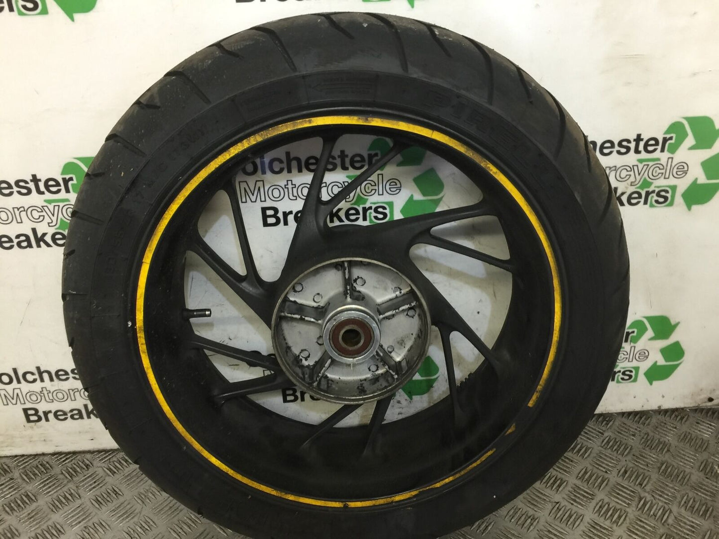 HONDA CB650 F CB 650 FA-E REAR WHEEL   YEAR 2014-2017 STOCK 609