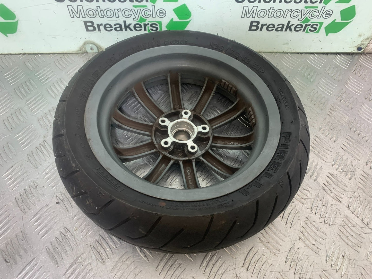 PIAGGIO MP3 250 ie RIGHT FRONT WHEEL   YEAR 2007 (CMB1307)