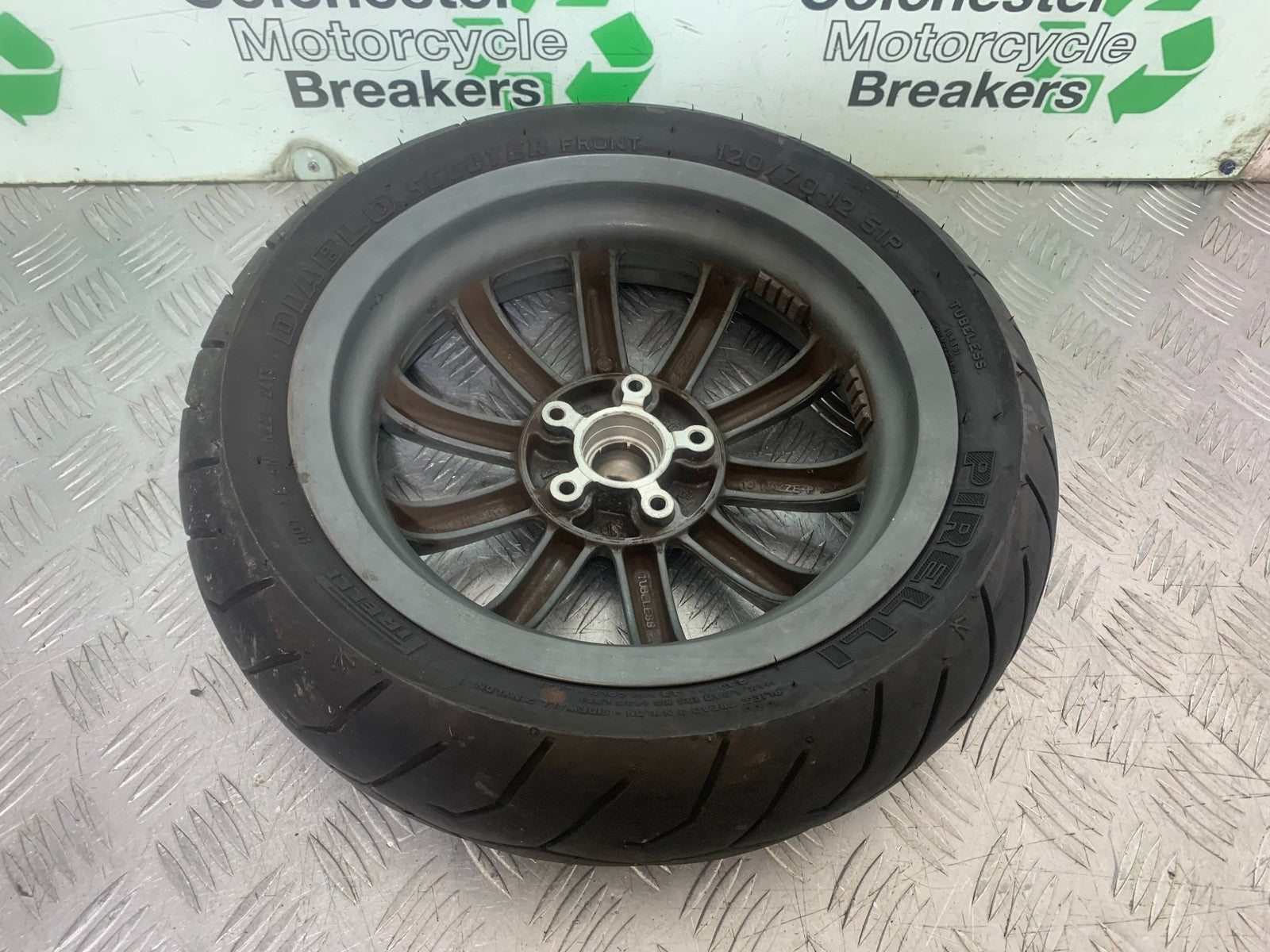 PIAGGIO MP3 250 ie RIGHT FRONT WHEEL   YEAR 2007 (CMB1307)