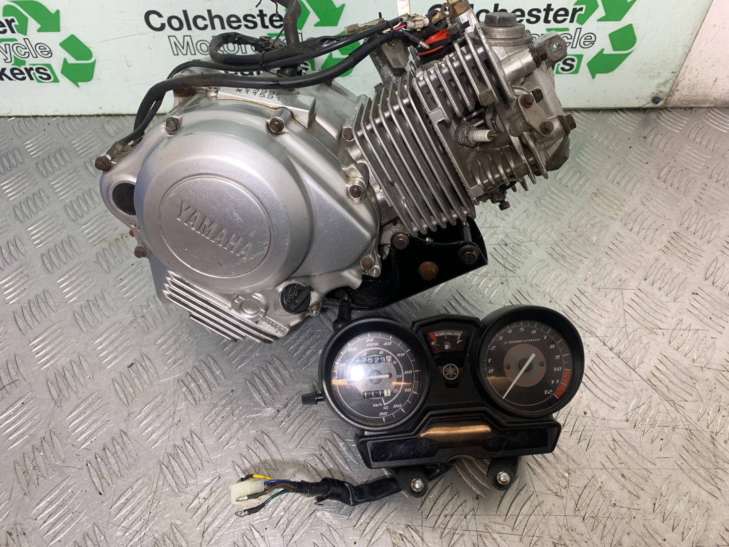 YAMAHA YBR125 YBR 125 ENGINE (17.523 MILES INJECTION) YEAR 2010-2017 (CMB1252)