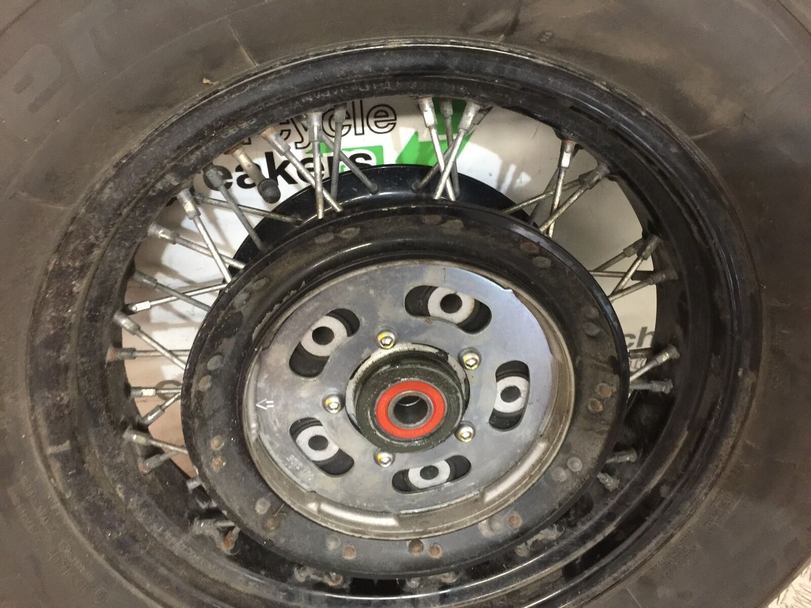 HONDA VT750 SHADOW PHANTOM REAR WHEEL  YEAR 2014 (STOCK 761)