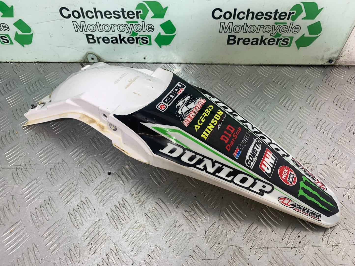 KAWASAKI KXF450 KXF 450 REAR MUDGUARD  YEAR 2013 CMB1217)