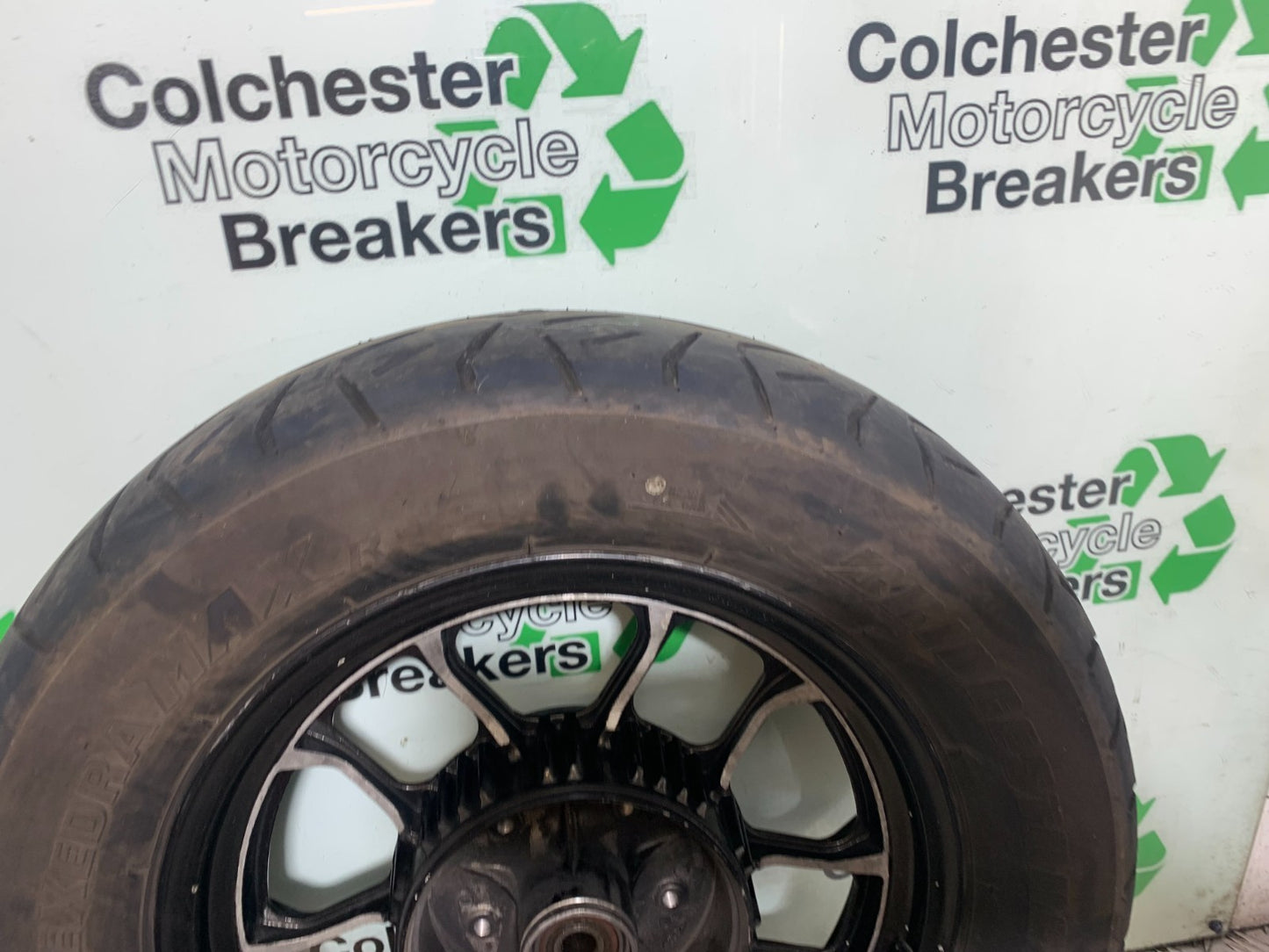 HONDA VT700 VT 700 SHADOW REAR WHEEL   YEAR 1984-85 (CMB1328)