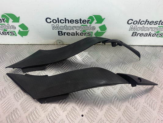 KAWASAKI ZX6R LEFT AND RIGHT LOWER TANK PANELS  YEAR 2009-2012 (CMB1136)
