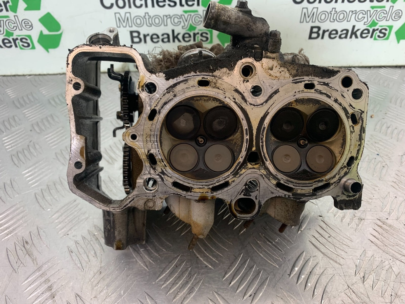 HONDA VFR800 PRE V-TEC REAR CYLINDER HEAD  YEAR 1998-2001