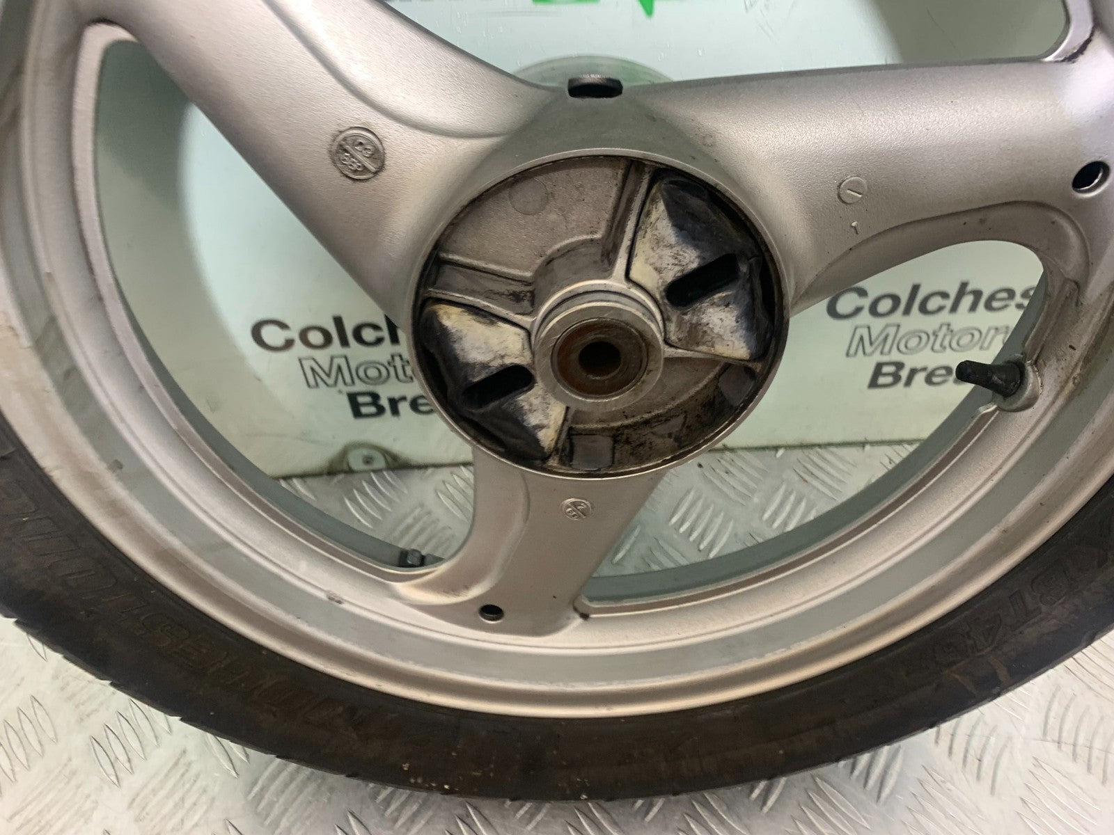 HONDA XL125 VARADERO REAR WHEEL   YEAR 2001-2006  (CMB1210)