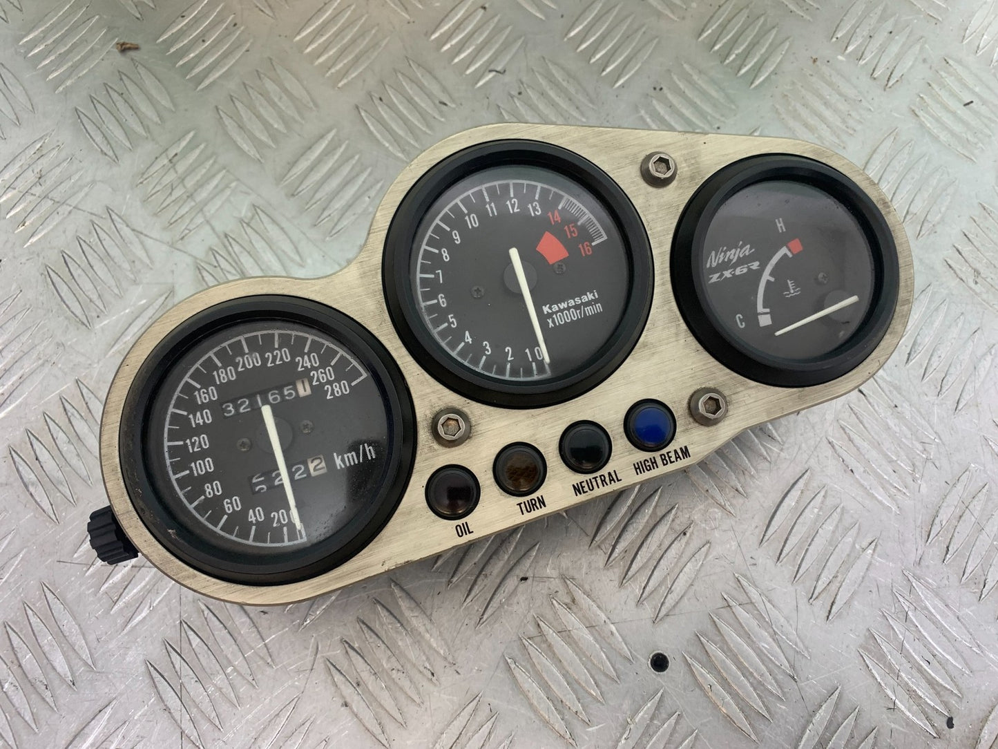 KAWASAKI ZX6R ZX6 F CLOCKS SPEEDO DASH YEAR 1995-1997 (CMB1169)