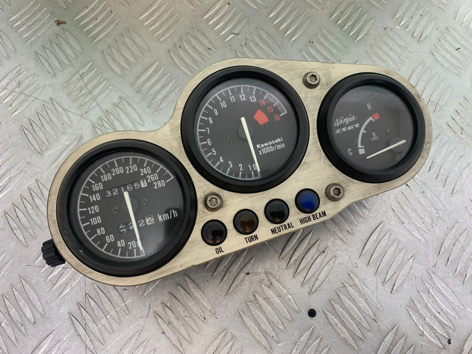 KAWASAKI ZX6R ZX6 F CLOCKS SPEEDO DASH YEAR 1995-1997 (CMB1169)