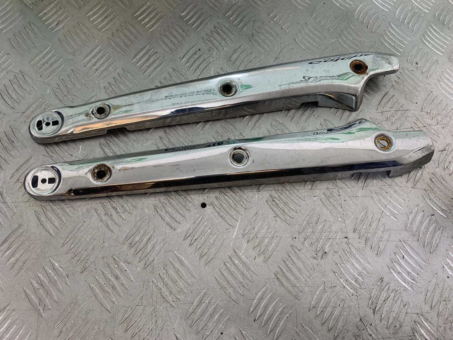 HONDA VT750 SHADOW CHROME FRAME COVERS   YEAR 2003-2004 (CMB1265)