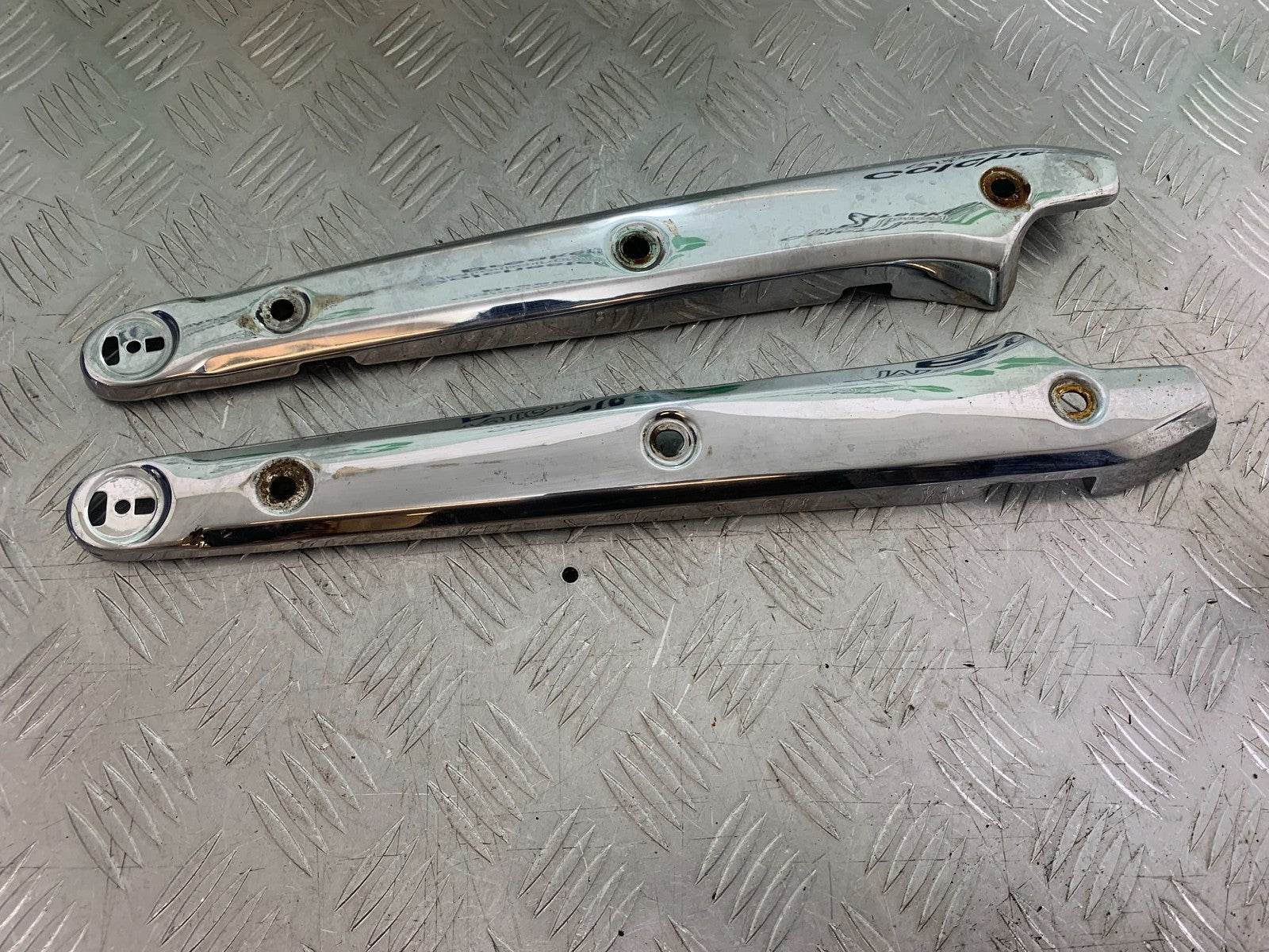 HONDA VT750 SHADOW CHROME FRAME COVERS   YEAR 2003-2004 (CMB1265)