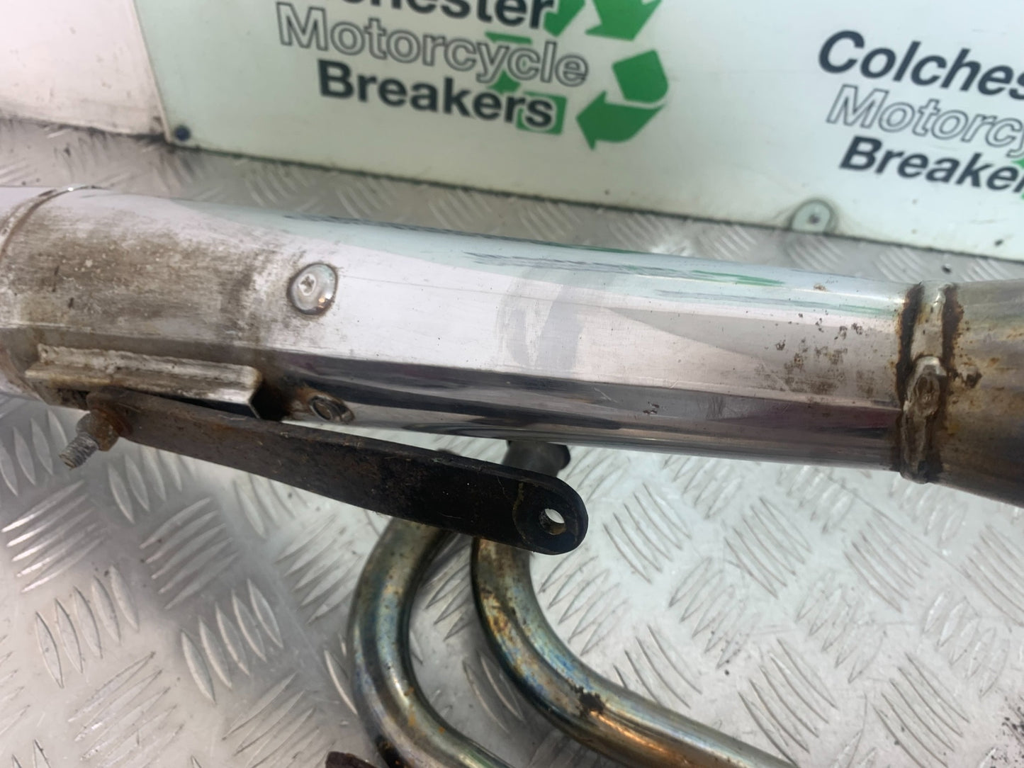 KAWASAKI GT550 GT 550 EXHAUST (SOLD AS PARTS)    YEAR 1984-87 (CMB1141)