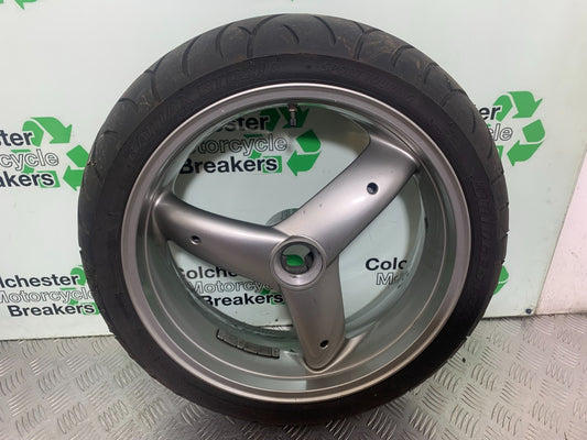 TRIUMPH 955i SPRINT ST REAR WHEEL (TYRE IS GGOD) 1999-2004 (CMB1176)
