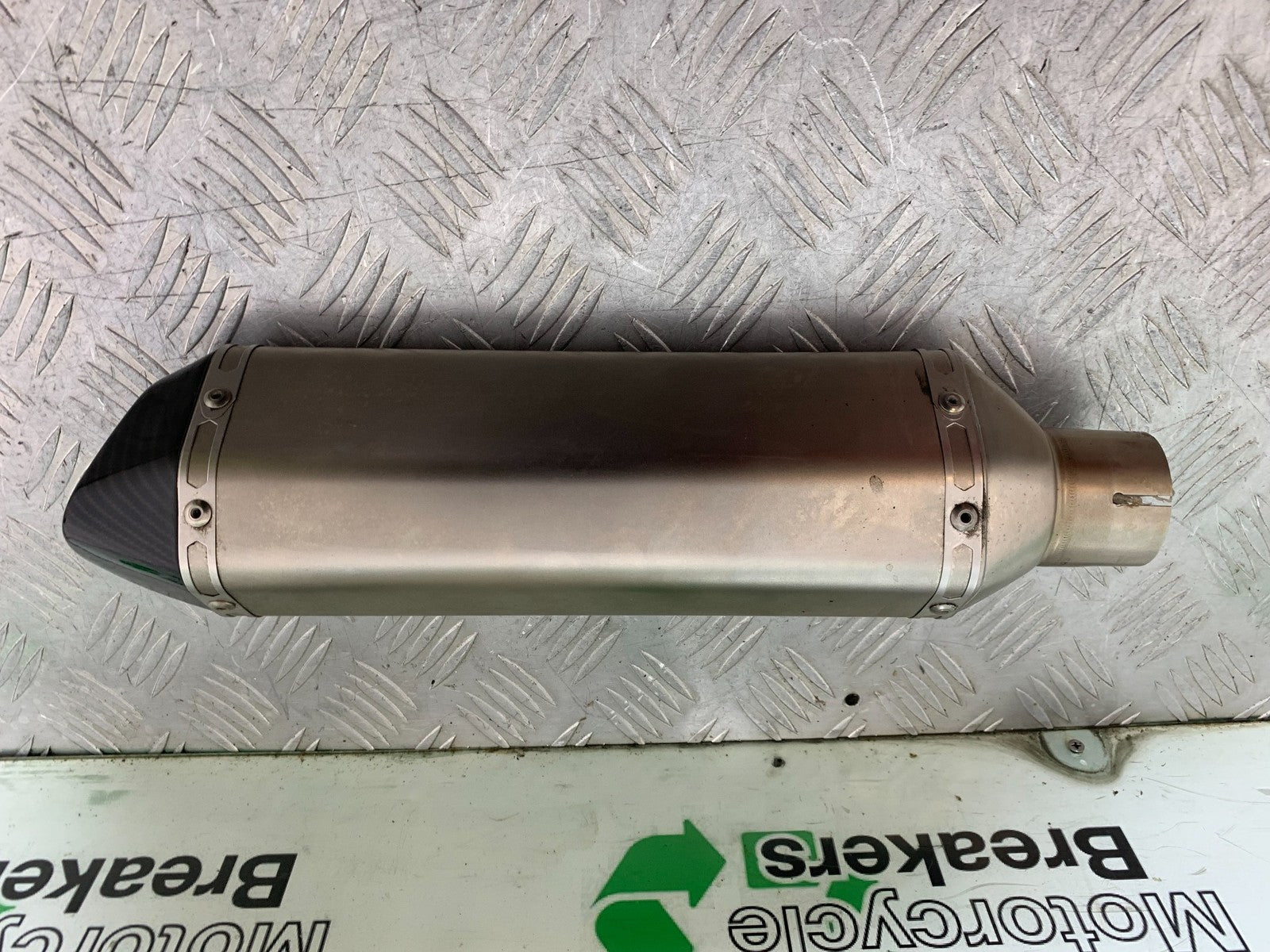 TRIUMPH 675 STREET TRIPLE R GRMOTO END CAN SILENCER EXHAUST 2013-2016