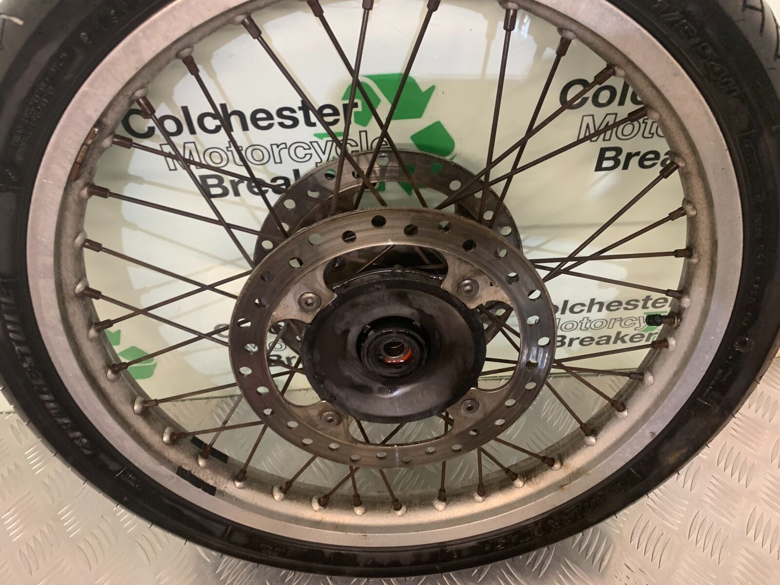 HONDA XL650 V TRANSALP FRONT WHEEL YEAR 2001-2006 (STOCK 975)
