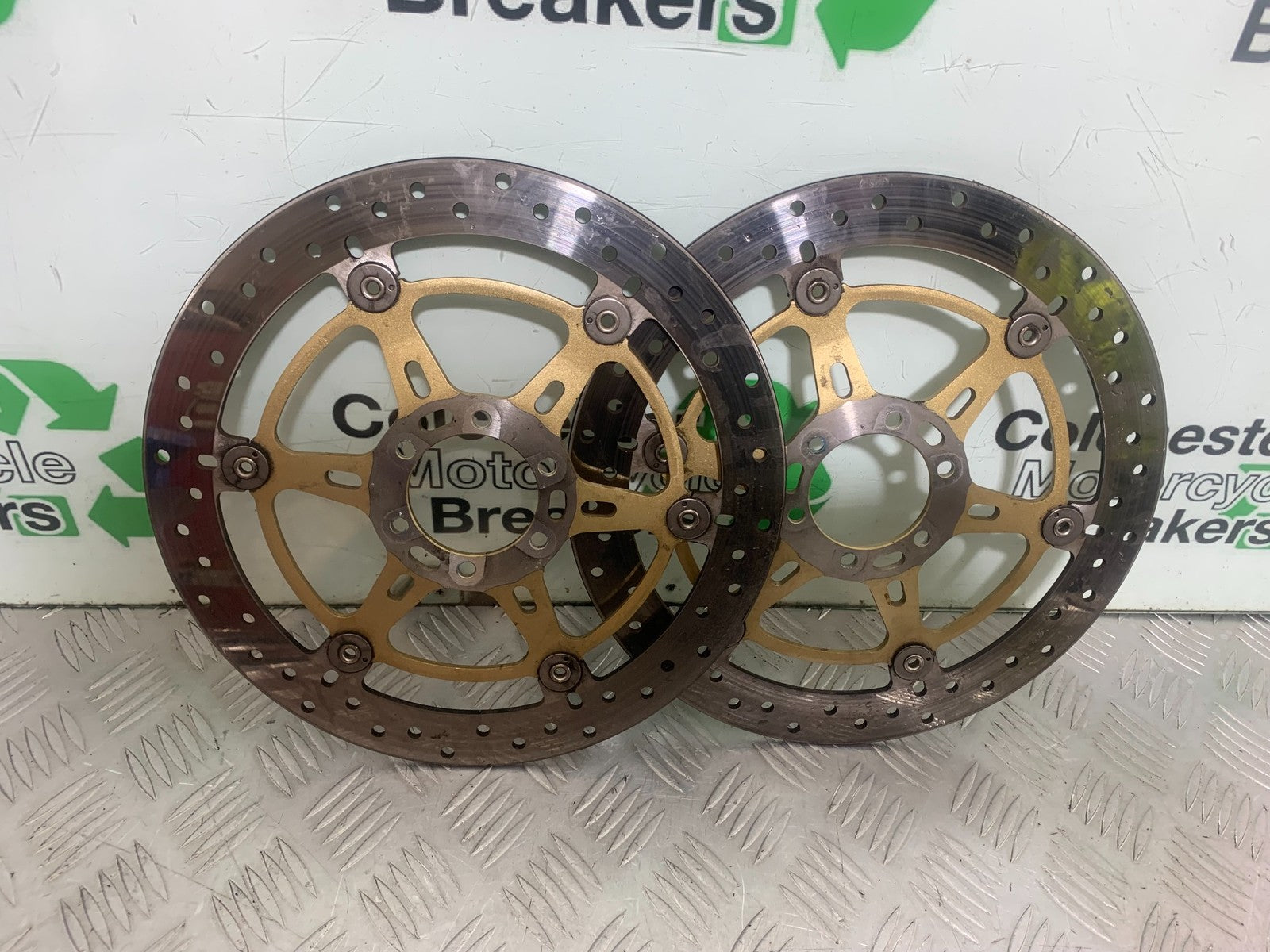 APRILIA SL750 SL 750 SHIVER FRONT BRAKE DISCS YEAR 2008-2016 (CMB1242)