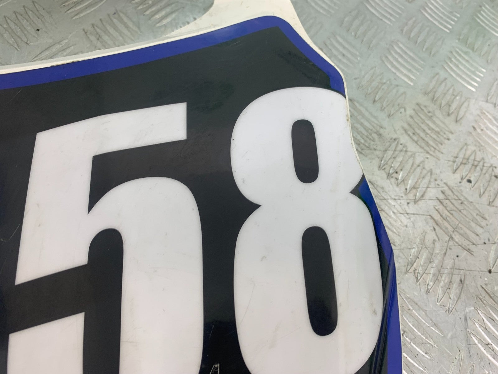 KAWASAKI KXF450 KXF 450 FRONT NUMBER BOARD   YEAR 2013 CMB1217)