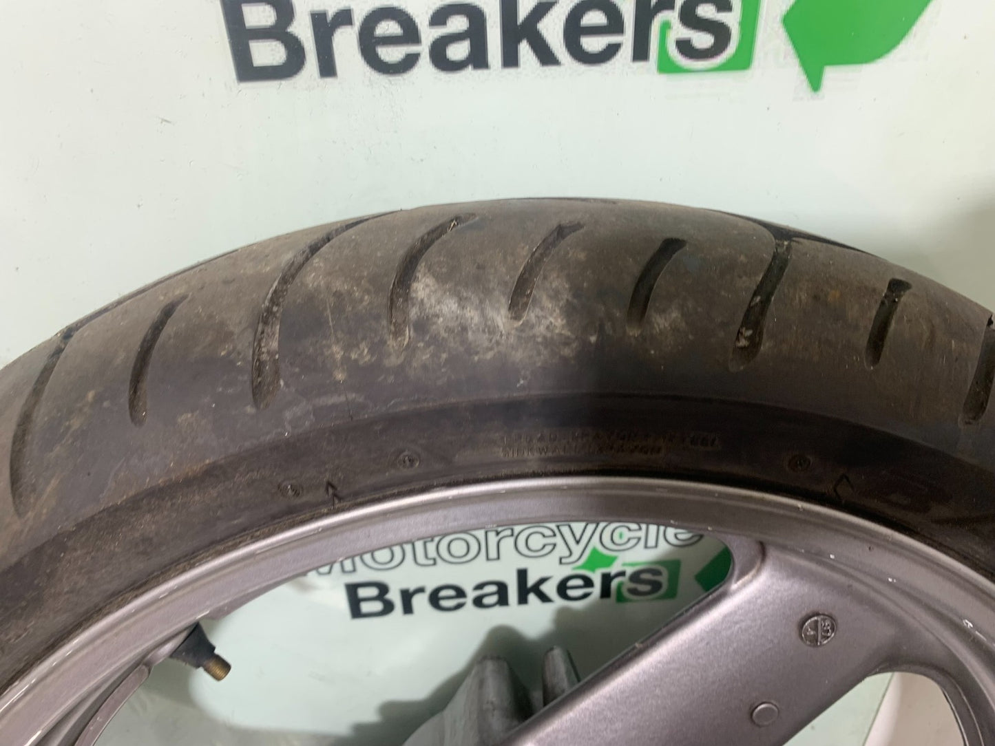 HONDA ST1100 PAN EUROPEAN FRONT WHEEL (TYRE WILL PAS MOT) 1993-2001 (CMB1195)