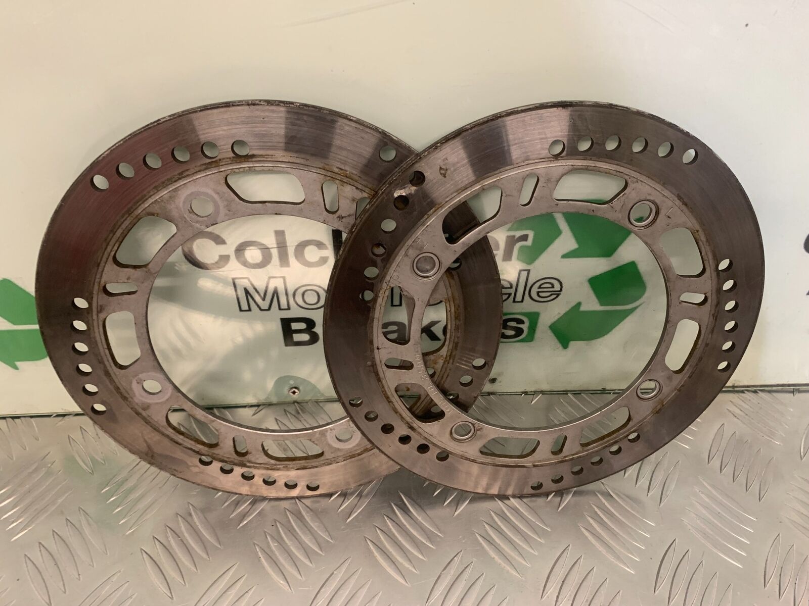 HONDA CB350 S CB 350 S FRONT BRAKE DISCS  YEAR 1986-1990 (STOCK 948)