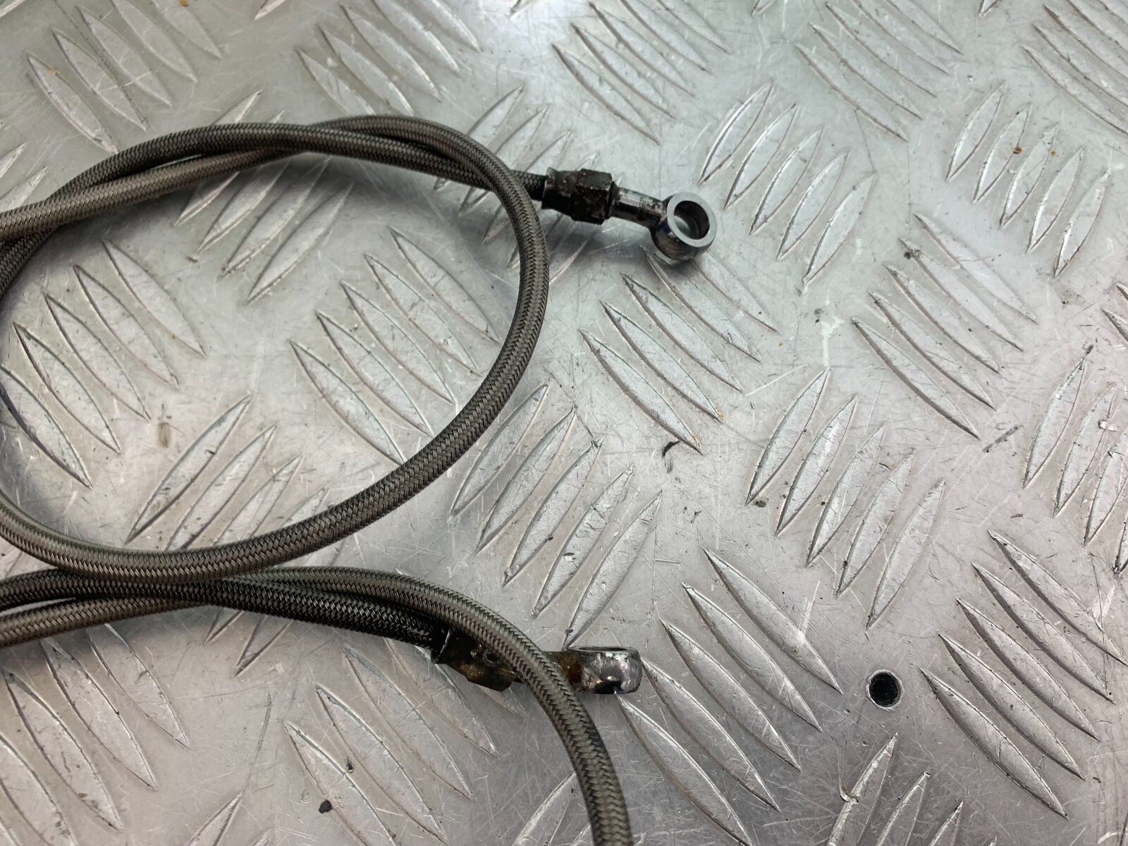 HONDA CBR600 CBR 600 F2 BRAIDED FRONT BRAKE LINES   YEAR 1991-1993 (CMB1114)
