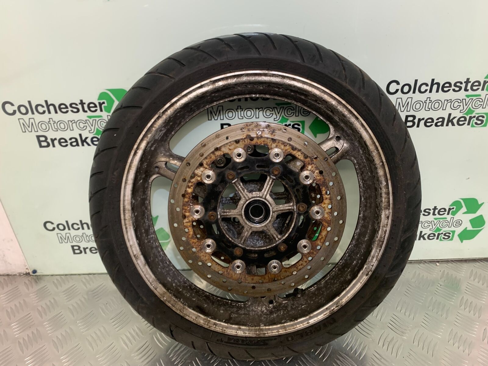YAMAHA FJR1300 FJR 1300 FRONT WHEEL AND DISCS   YEAR 2001-05 (STOCK 946)