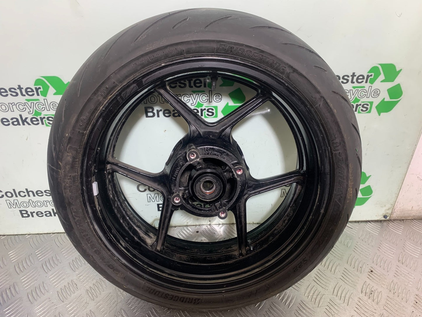 KAWASAKI Z1000 SX REAR WHEEL (GOOD TYRE) YEAR 2014-16 (CMB1264)