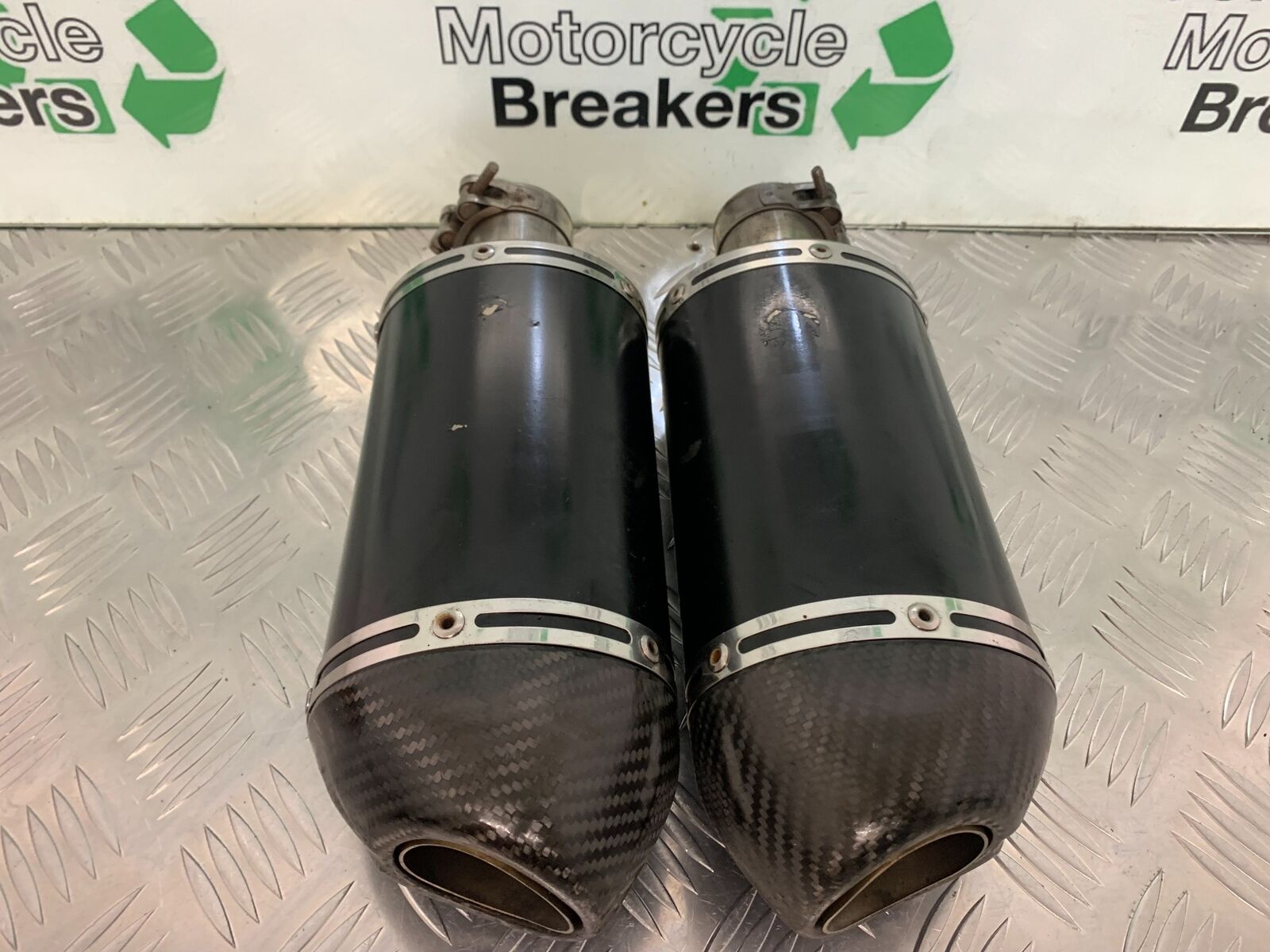 KAWASAKI Z1000 SX RACE SILENCERS   YEAR 2011-16 (STOCK 942)