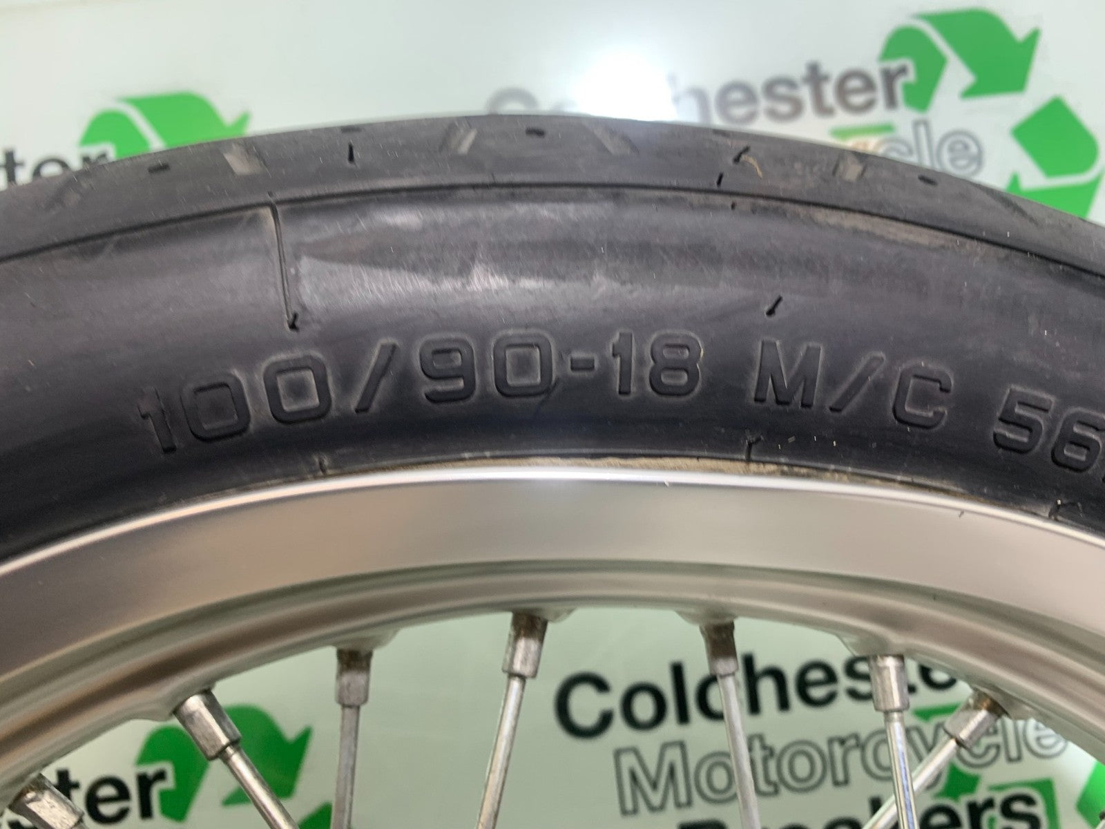 BSA 650 GOLD STAR FRONT WHEEL  (DAMAGED)  YEAR 2022-2025 (CMB1262)