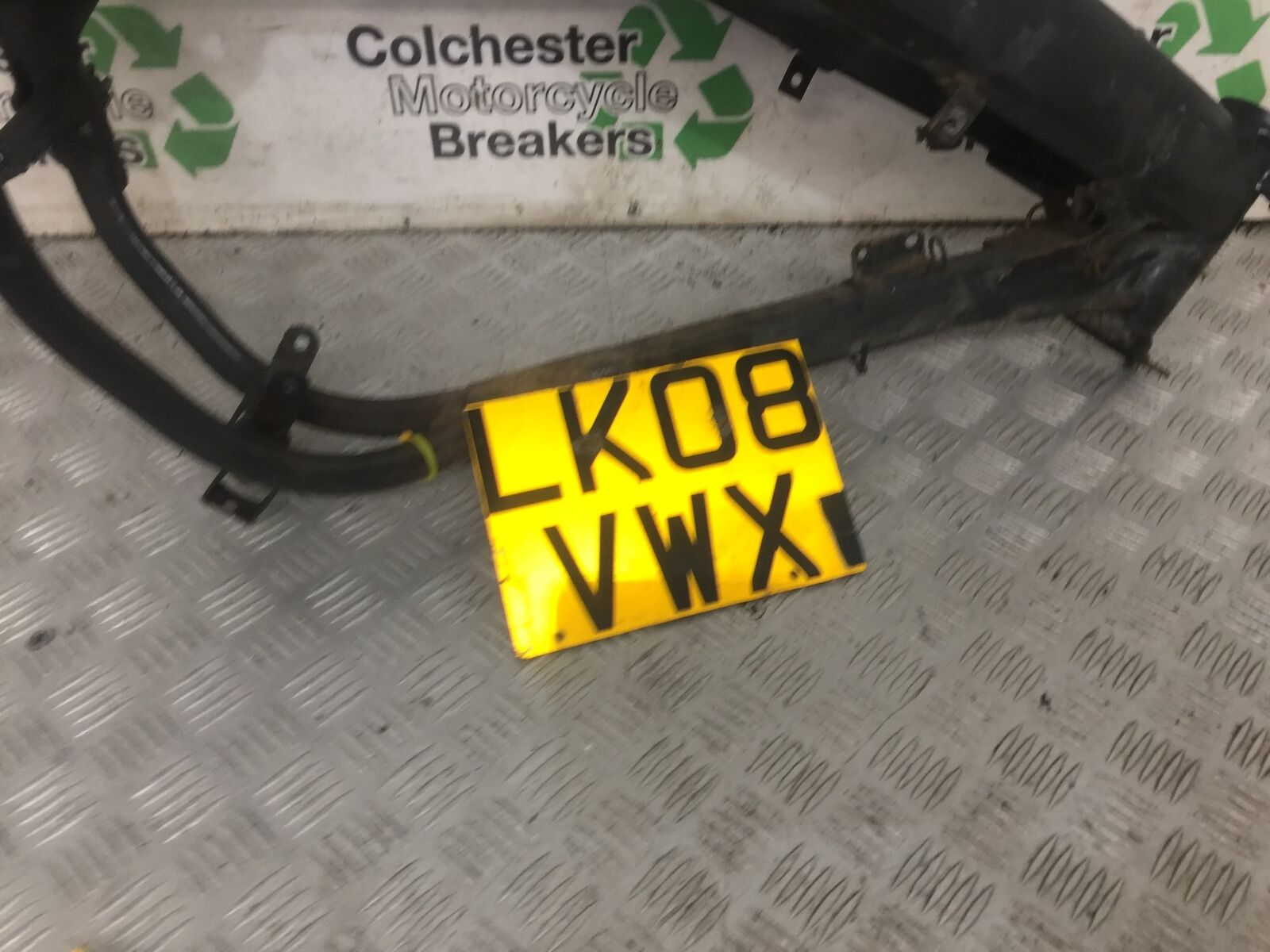 YAMAHA XT125X XT125 X FRAME REG LOG BOOK   YEAR 2008  (STOCK 857)