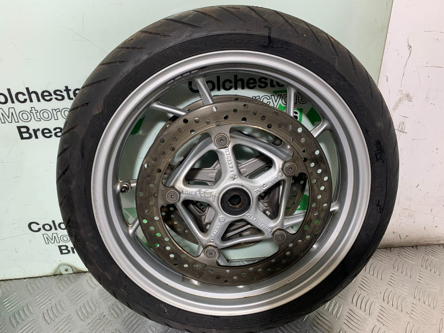 BMW F800 GT FRONT WHEEL AND DISCS  YEAR 2013-2017 (CMB1248)