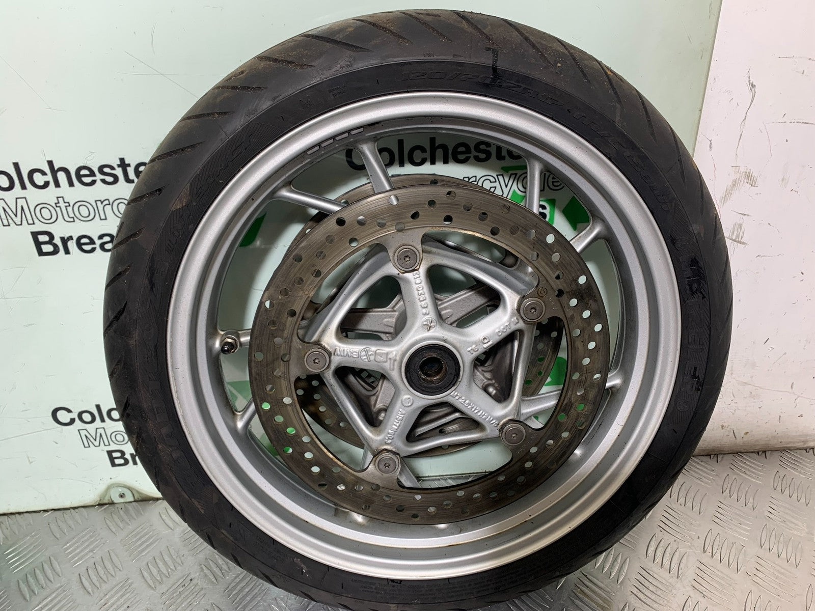 BMW F800 GT FRONT WHEEL AND DISCS  YEAR 2013-2017 (CMB1248)