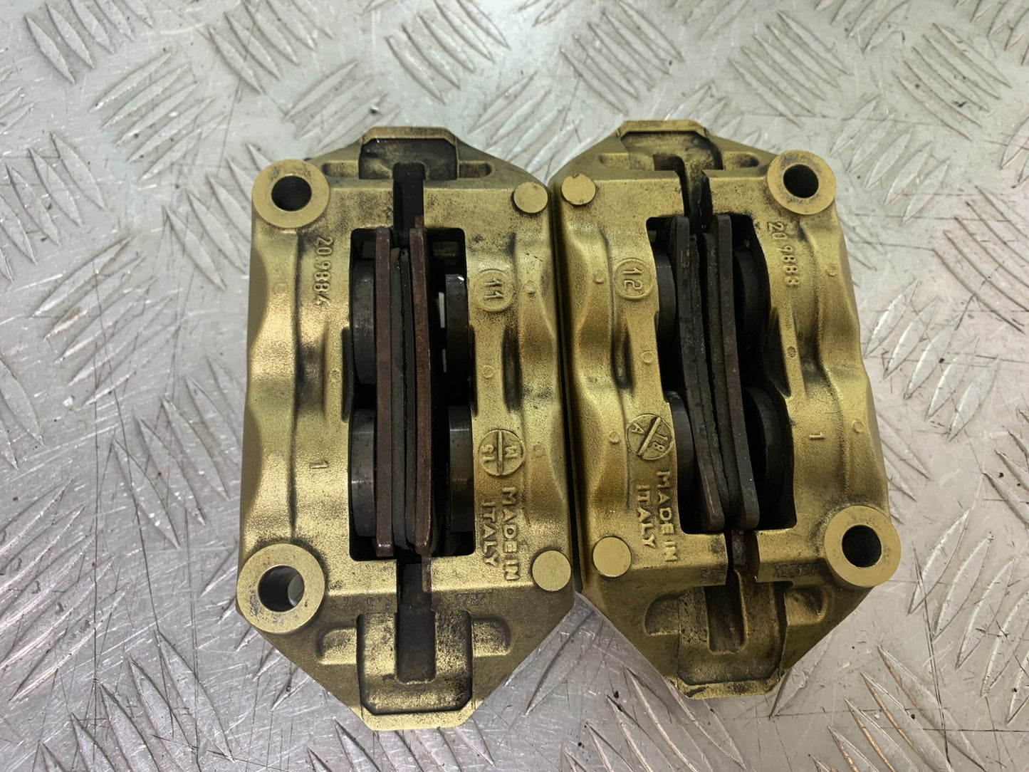 APRILIA RSV4 FACTORY BREMBO FRONT CALIPERS   YEAR 2009-2012 (CMB1224)