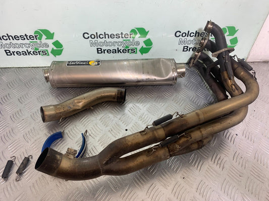 KAWASAKI ZX6R ZX6 J LEO VINCI HI LEVEL EXHAUST (DAMAGED) YEAR 2000 (CMB1129)