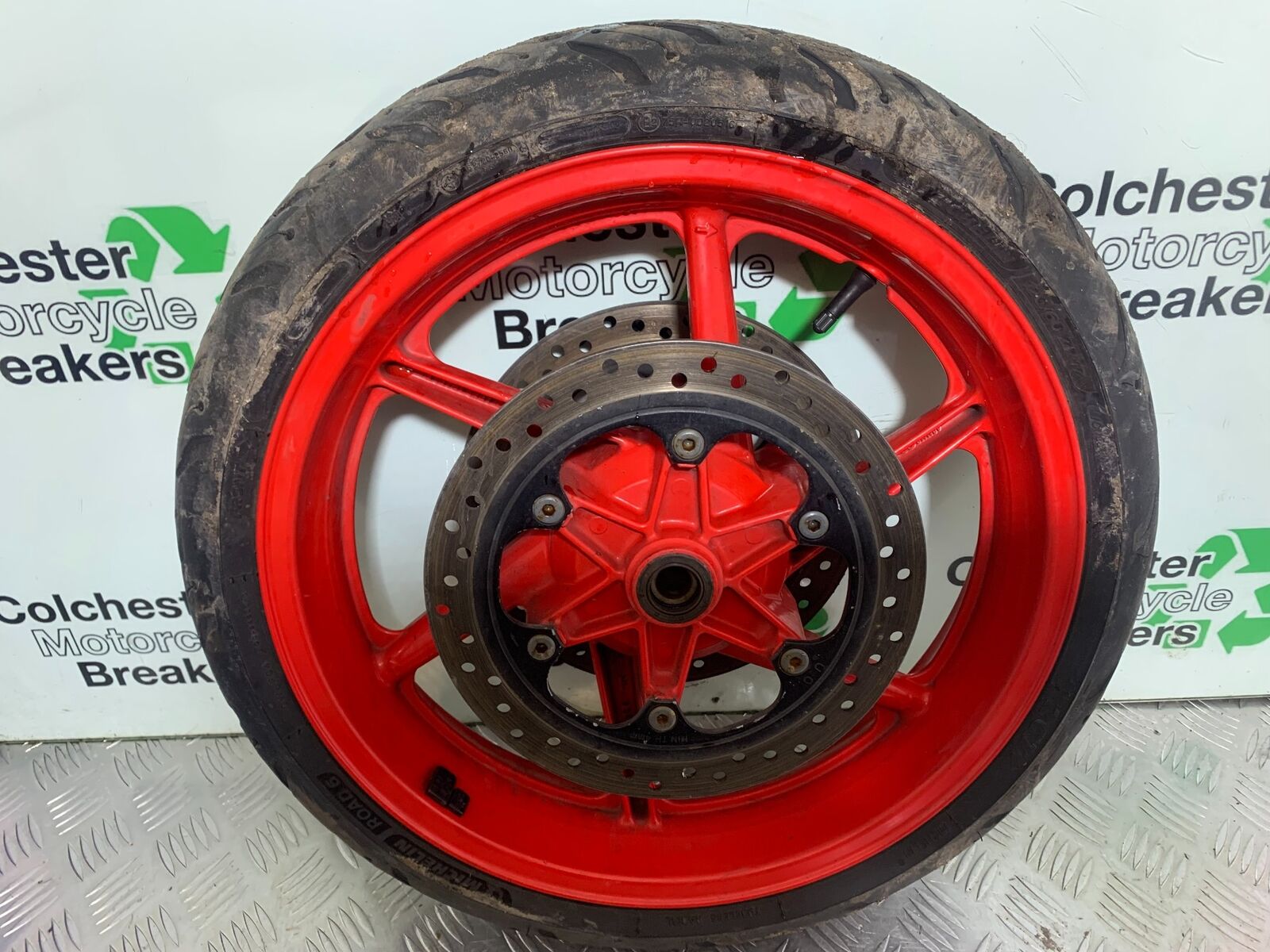 HONDA CBR600 CBR 600 F2 FRONT WHEEL AND DISCS   YEAR 1991-1993 (CMB1114)