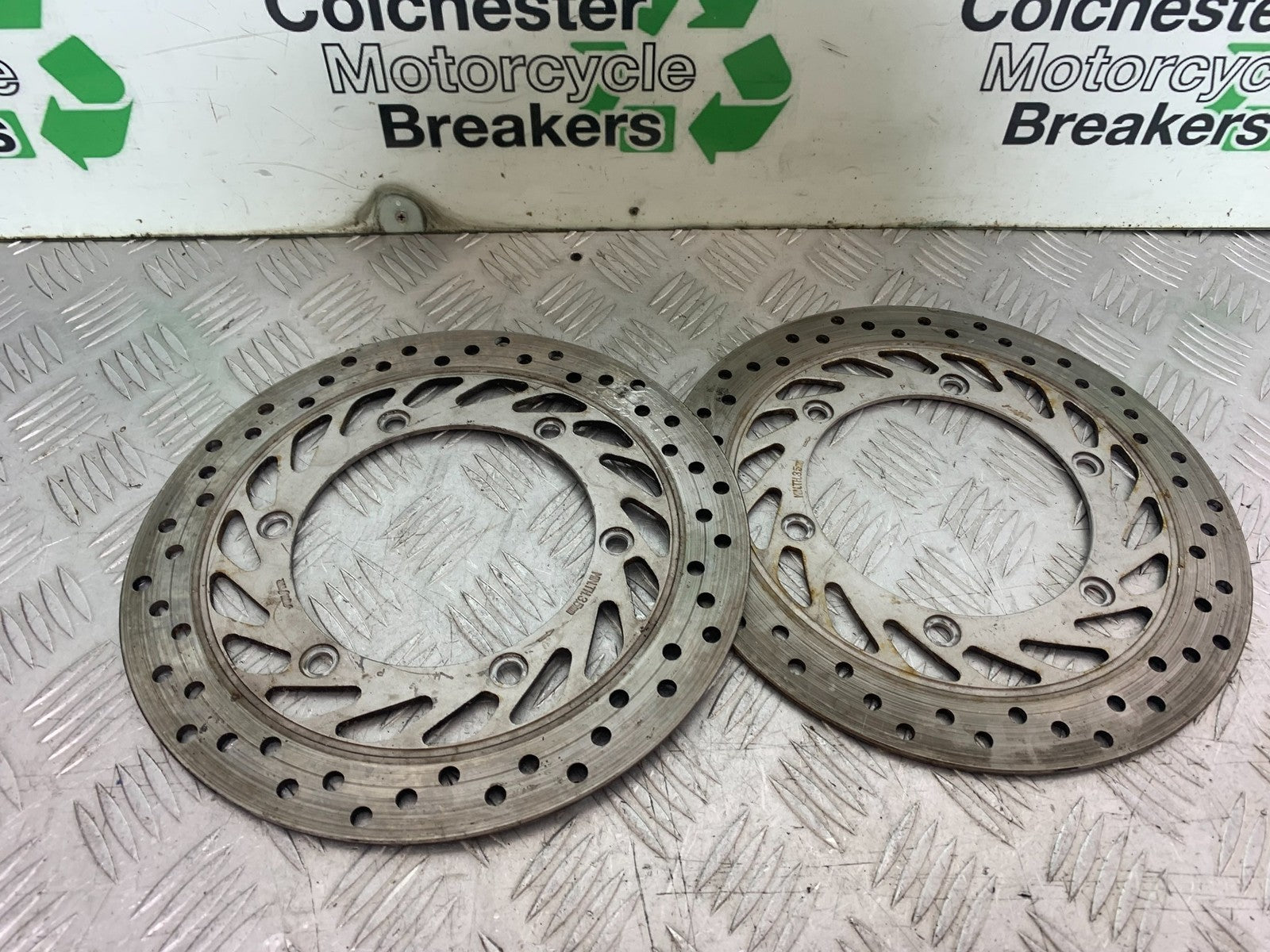HONDA NT650 V DEAUVILLE FRONT BRAKE DISCS  YEAR 1998-01(CMB1320)
